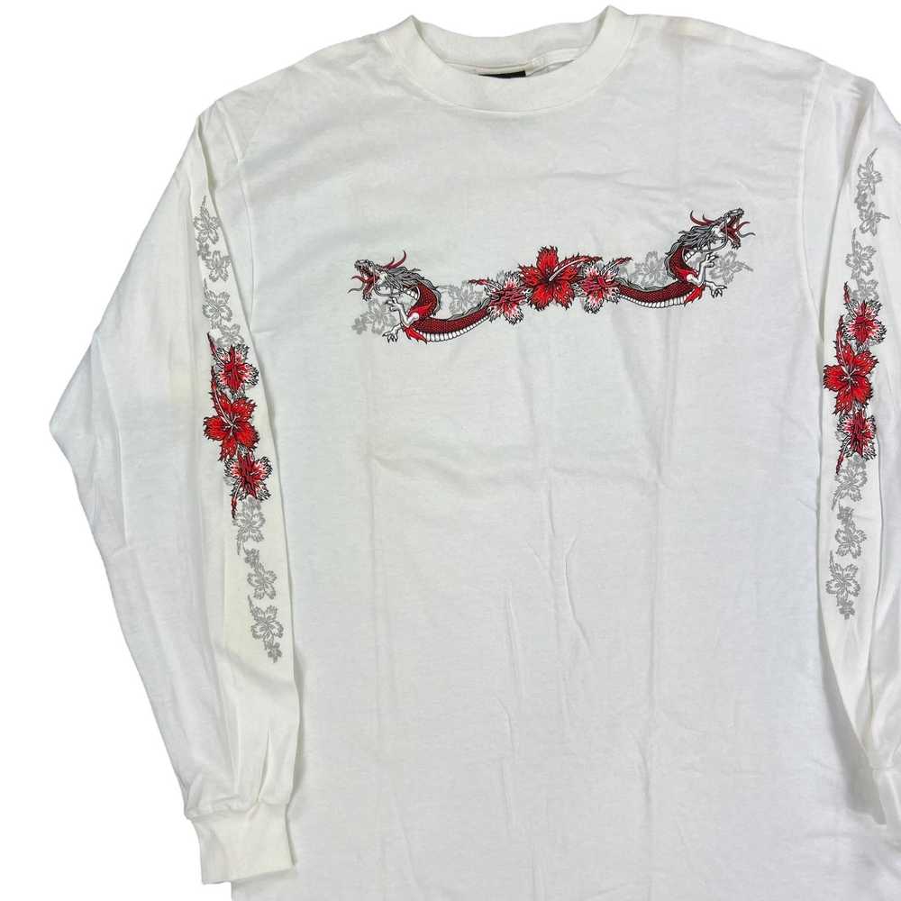 Vintage Vintage Y2K Bullhead dragon long sleeve p… - image 3