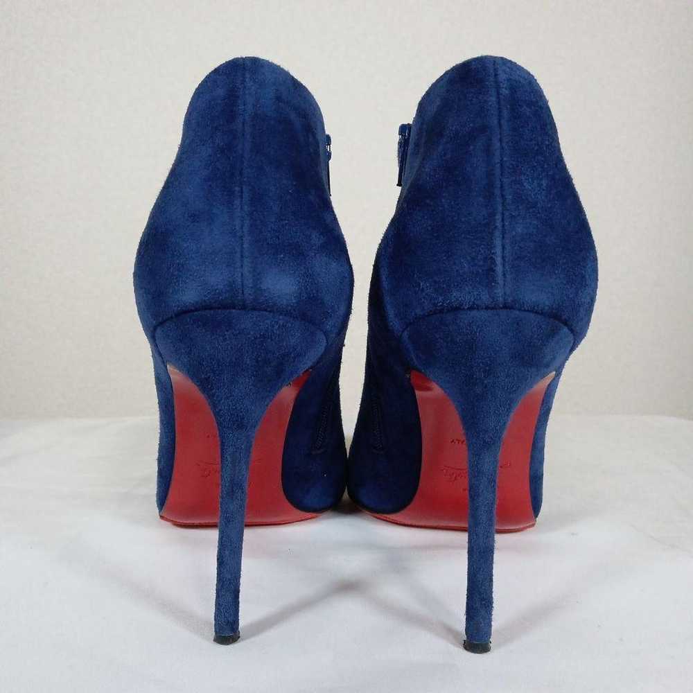 Superb Christian Louboutin suede stiletto pumps i… - image 7