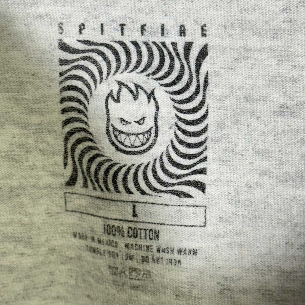 Spitfire Spitfire Skate T Shirt Mens Large Gray S… - image 10