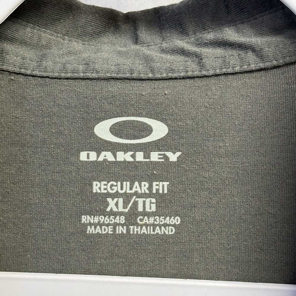 Oakley Oakley Polo Shirt Mens XL Gray Short Sleev… - image 6