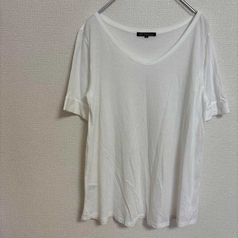 23-ku 23 District T-shirt Top Linen brand Crewnec… - image 2