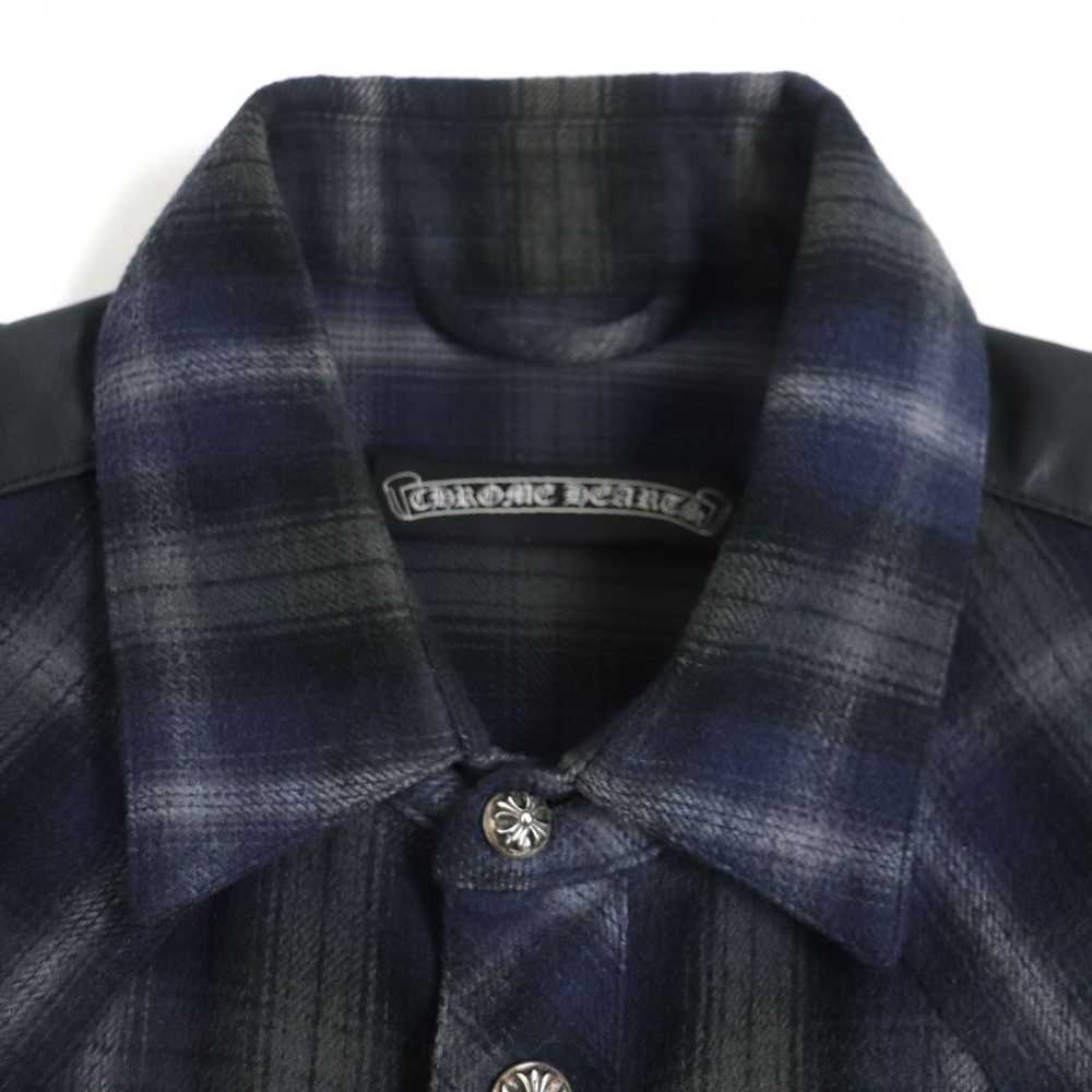 Chrome Hearts Chrome Hearts Flare Cutoff Flannel - image 3