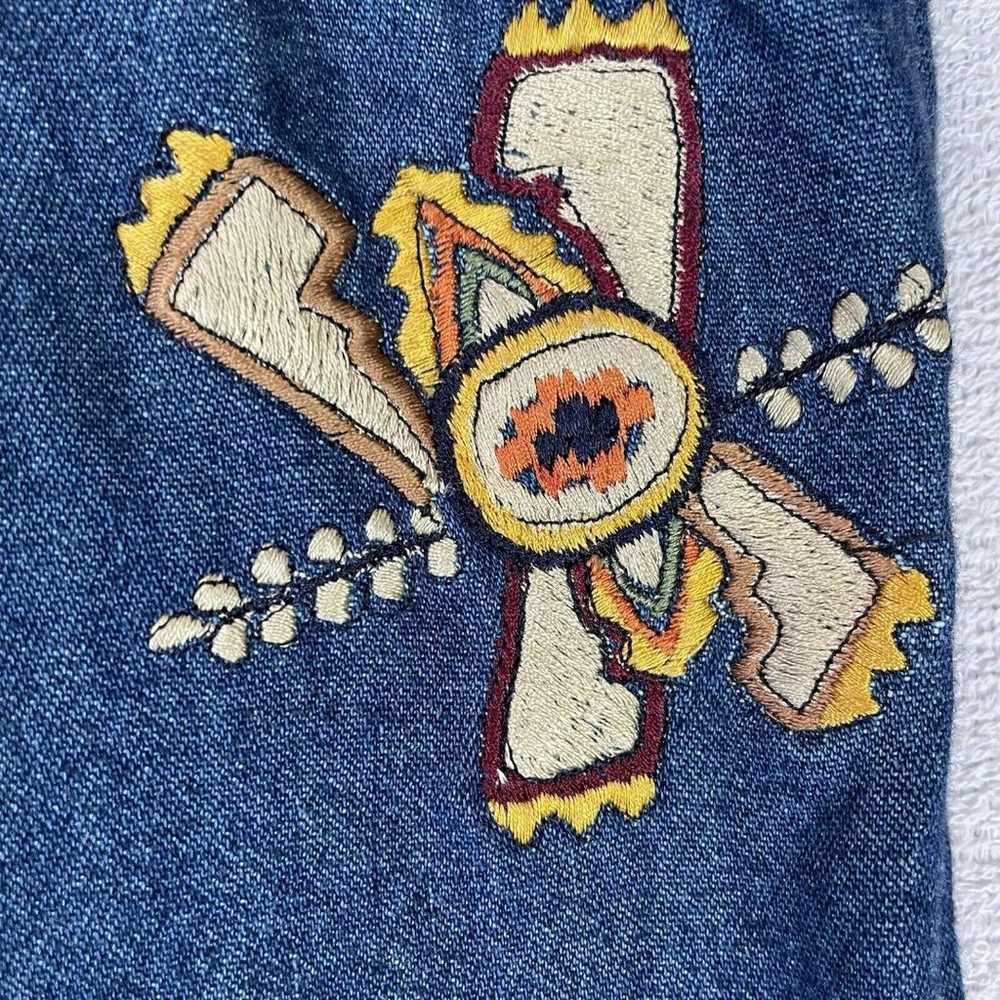 Carrie Allen Embroidered Western Vest Women's L B… - image 7