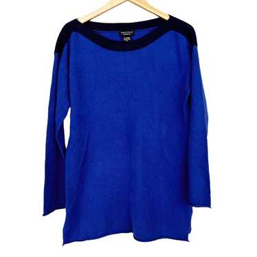 Lord & Taylor Lord & Taylor Blue 100% Cashmere Sw… - image 1