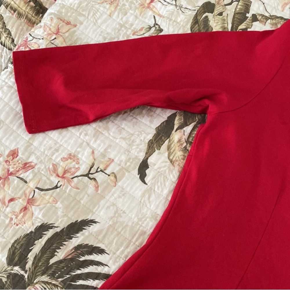 Pinup couture red Sabrina top shirt - image 11