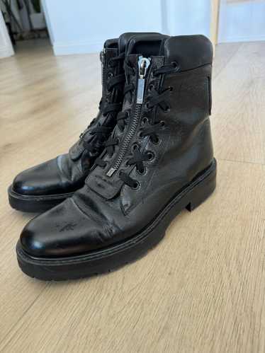 Saint Laurent Paris Shiney Leather William Combat 