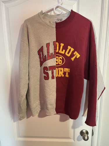 Vintage Illinois state/ half sweatshirt