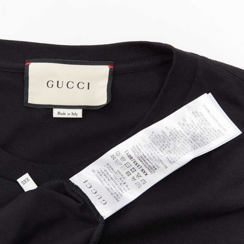 Gucci GUCCI black Vintage GG box logo cotton long… - image 8