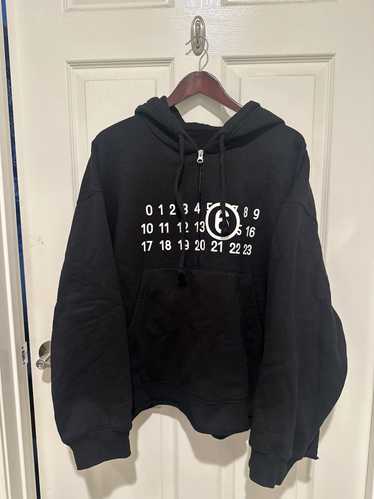 Maison Margiela MM6 Logo Hoodie Half Zip