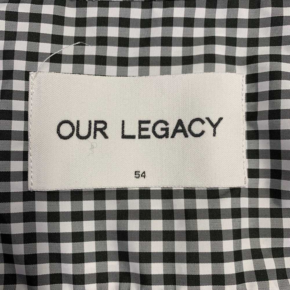 Our Legacy Black White Gingham Polyester One Pock… - image 5