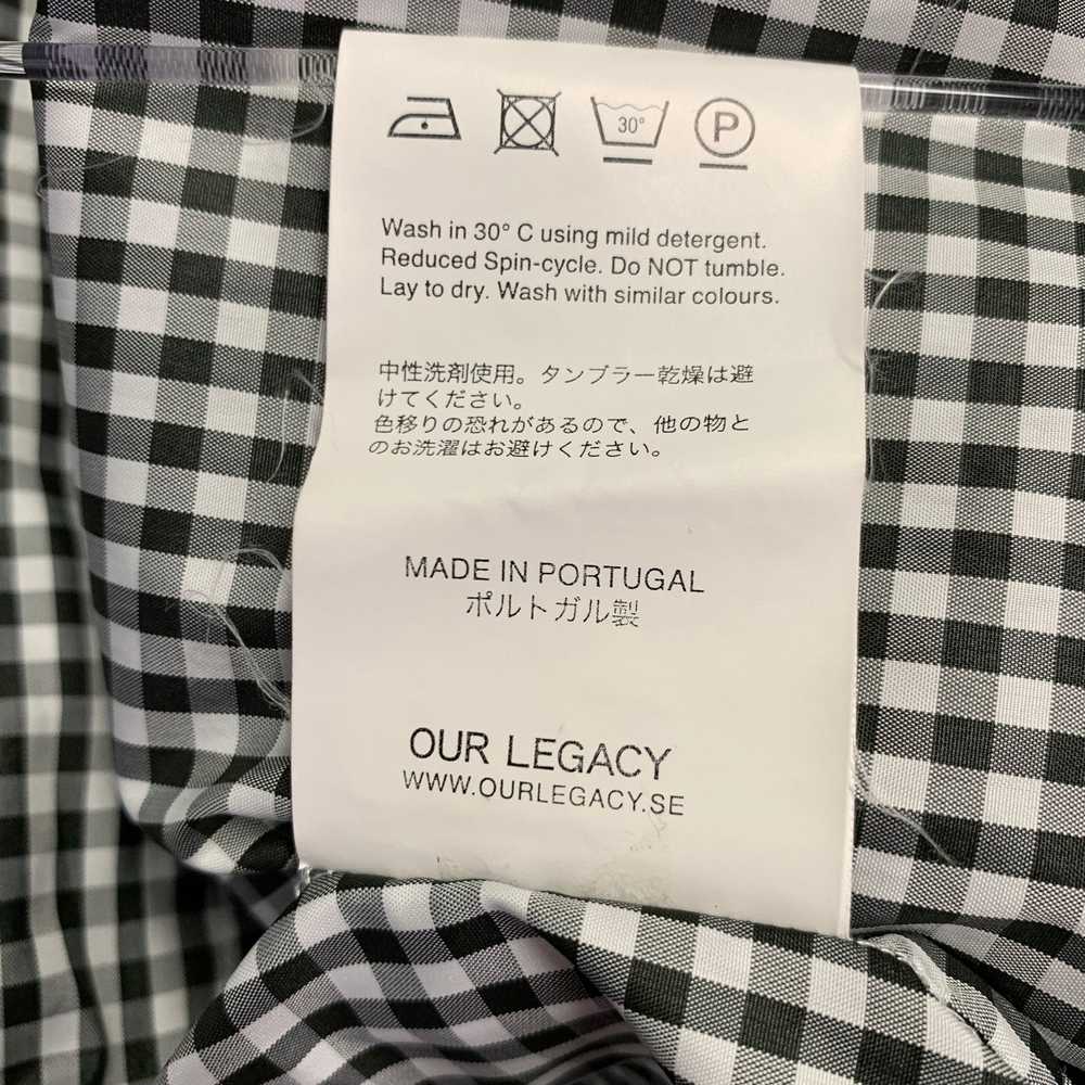 Our Legacy Black White Gingham Polyester One Pock… - image 7