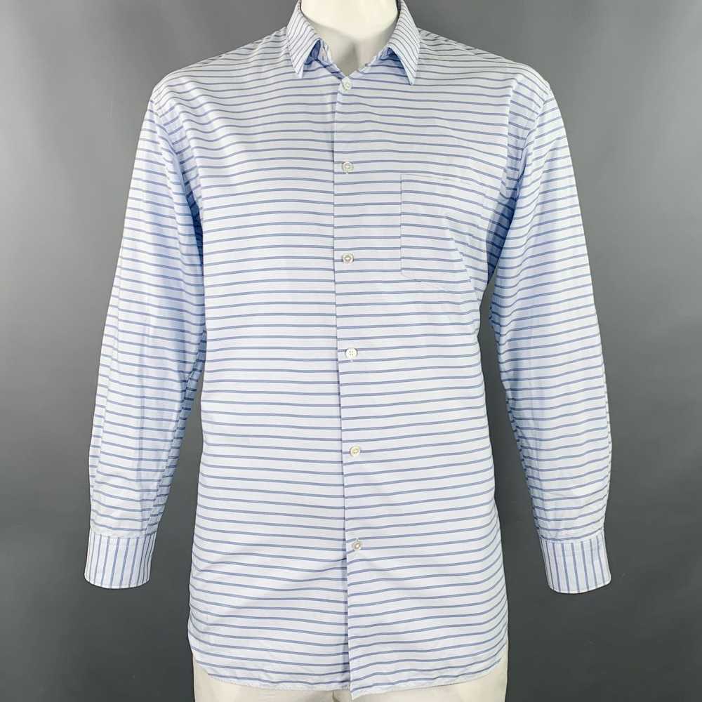 Comme des Garcons Shirt Light Blue Stripe Cotton … - image 1