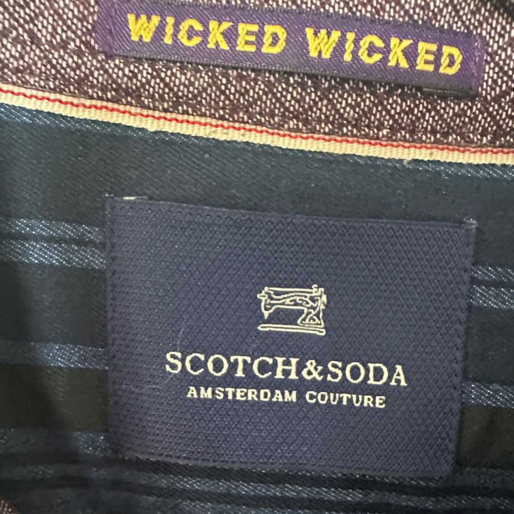 Scotch & Soda Scotch and Soda Burgundy Patterned … - image 3