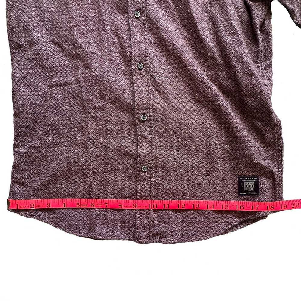 Scotch & Soda Scotch and Soda Burgundy Patterned … - image 6