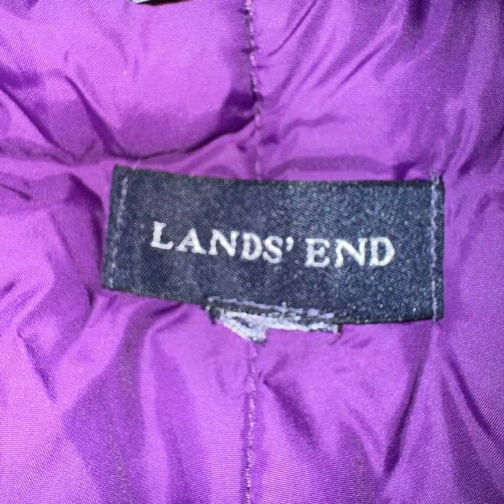 Lands End Lands End Down Puffer Vest Snap Front W… - image 3