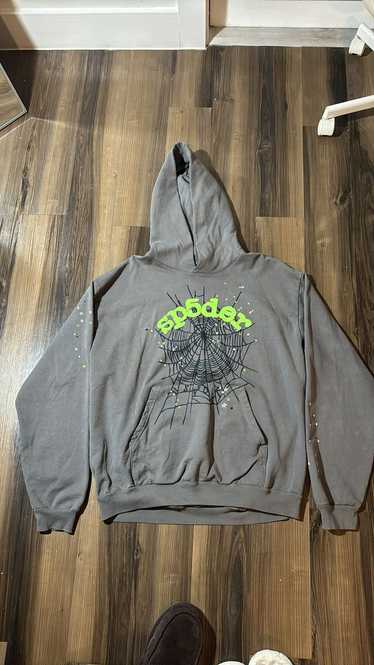 Spider Worldwide Sp5der Wait Web Hoodie ‘Slate Web