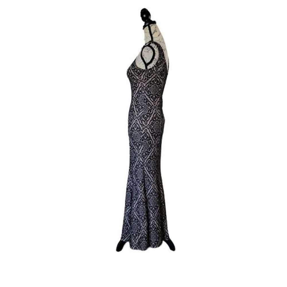 Bailey Blue Small Lace Black and Beige Long Forma… - image 3