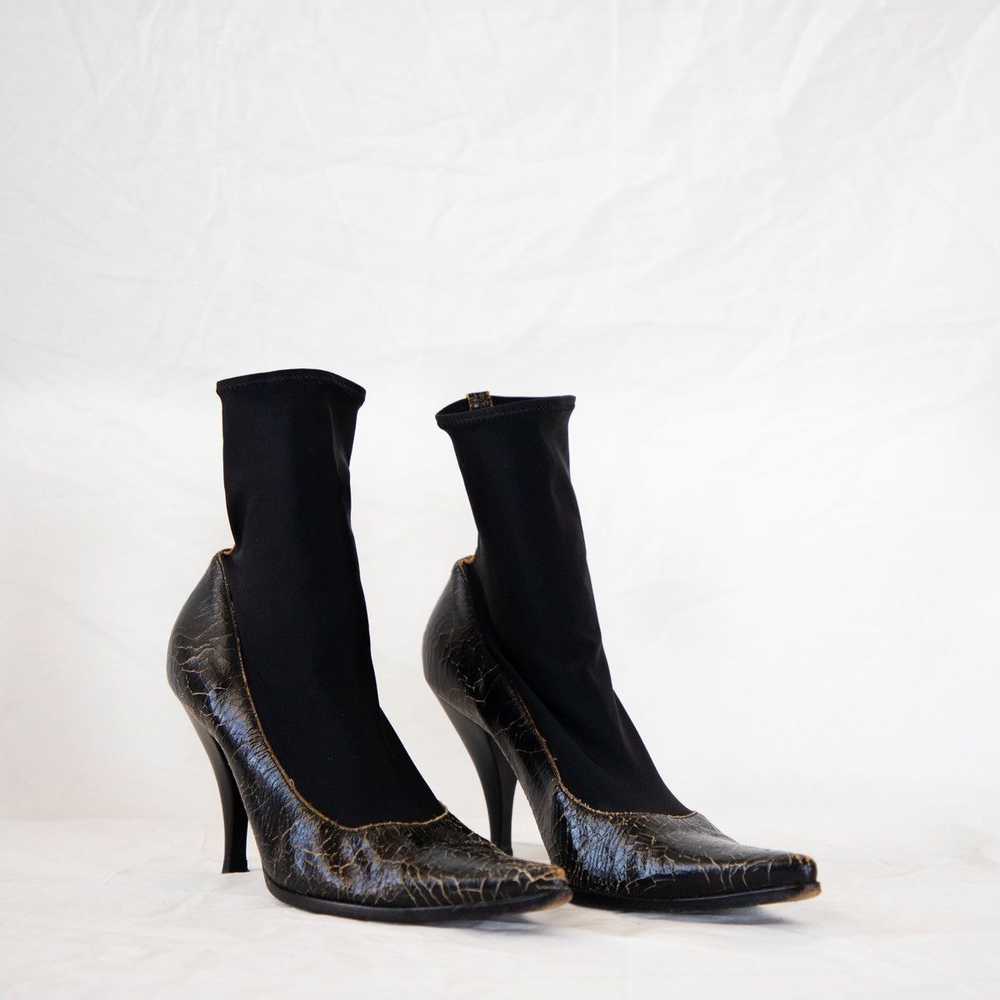 Miu Miu Miu Miu FW 2001 'Cracked' Sock Pumps - image 1