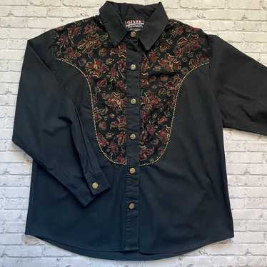 Vintage Western Floral Shirt - image 1