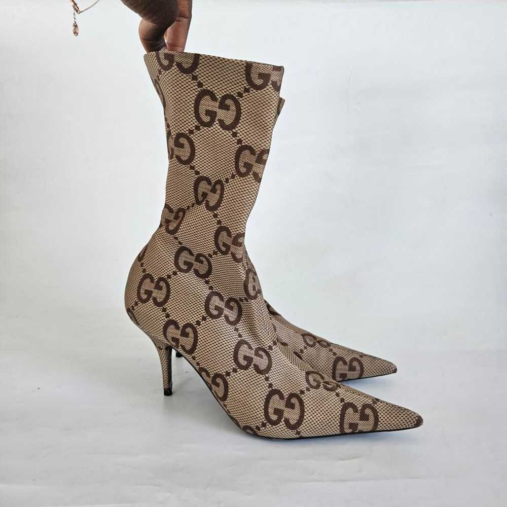 Gucci Cloth ankle boots - image 4