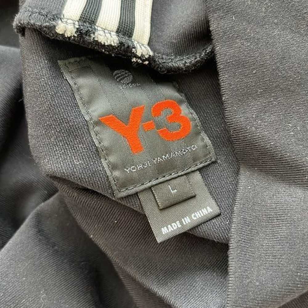 Y-3 Y-3 Adidas Yohji Yamamoto Mockneck 3 Stripe S… - image 9