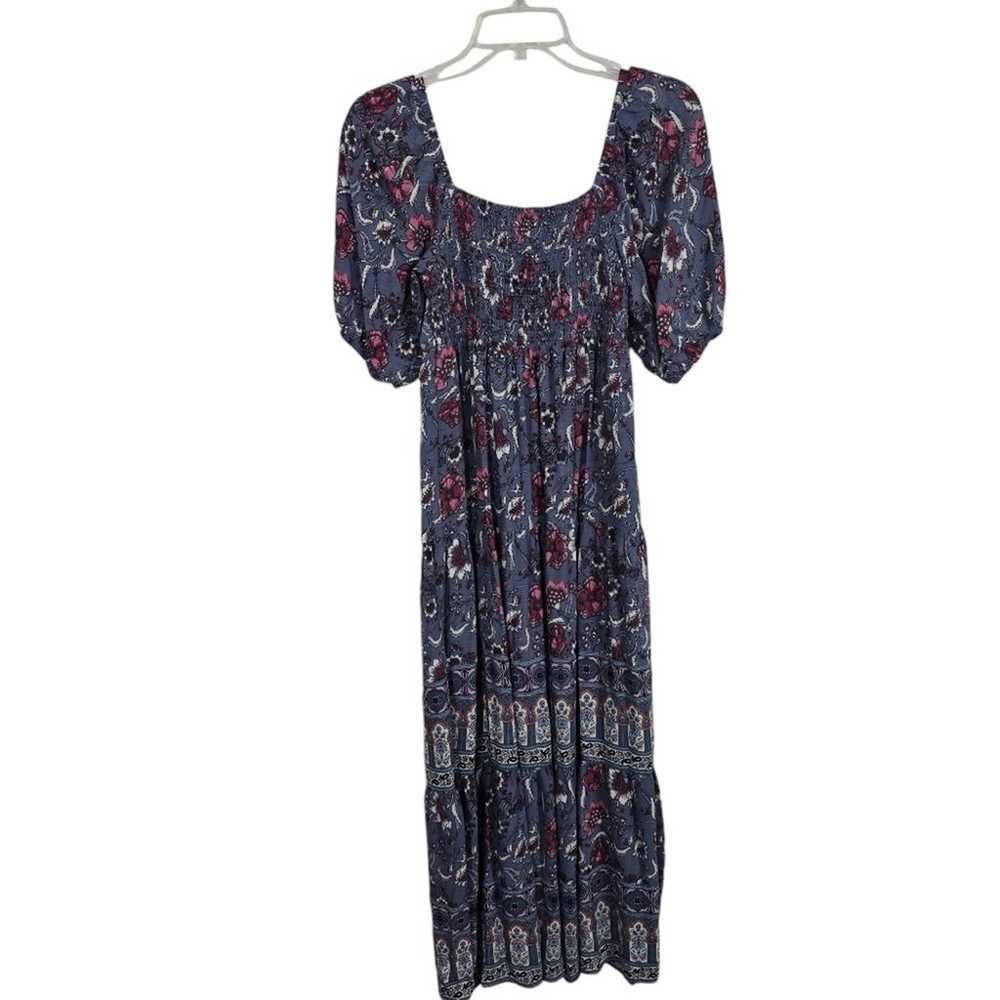 Knox Rose Dress Maxi S Blue Floral Boho Babydoll … - image 2