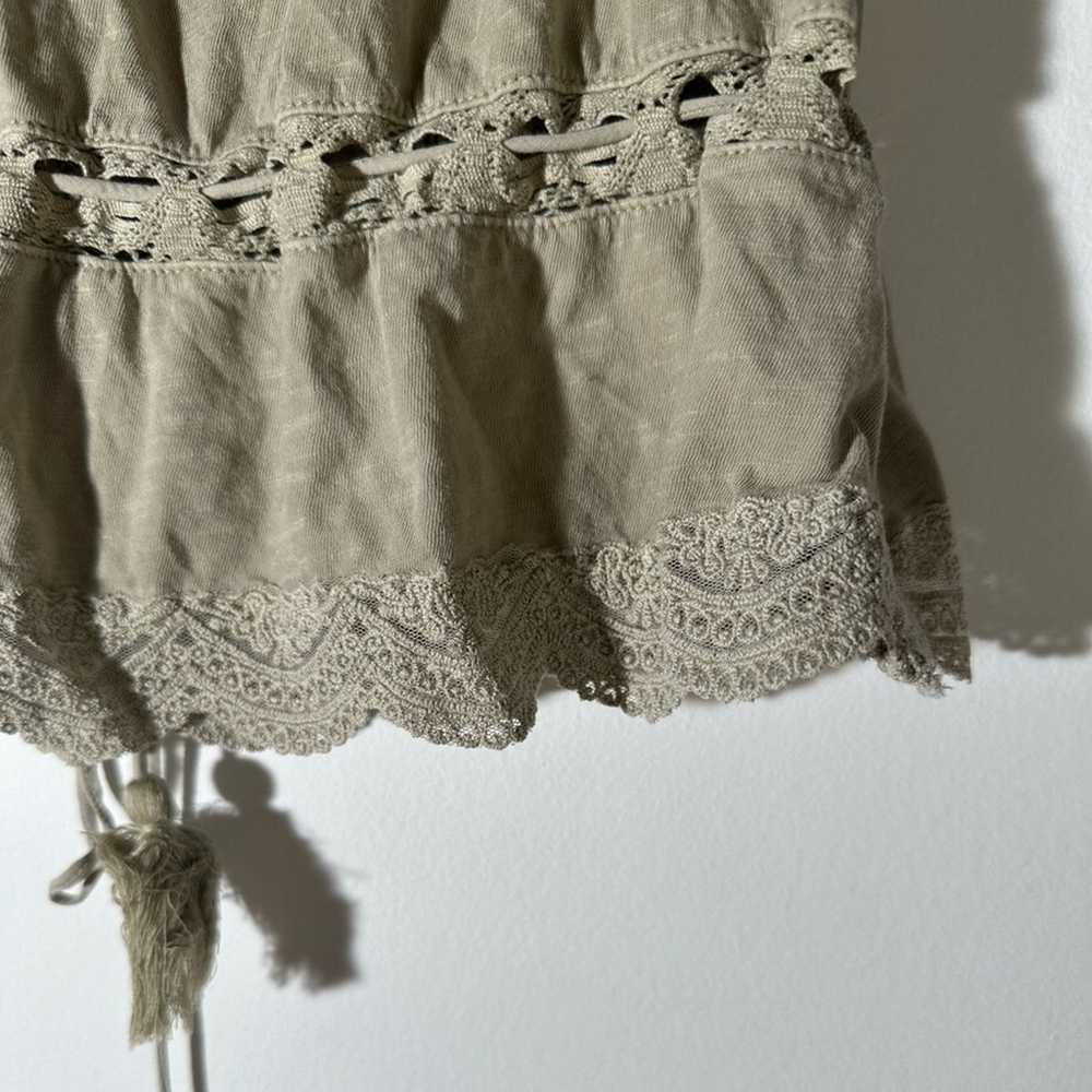 Lucky Brand Embroidered Vintage Lace Tank Top - image 5