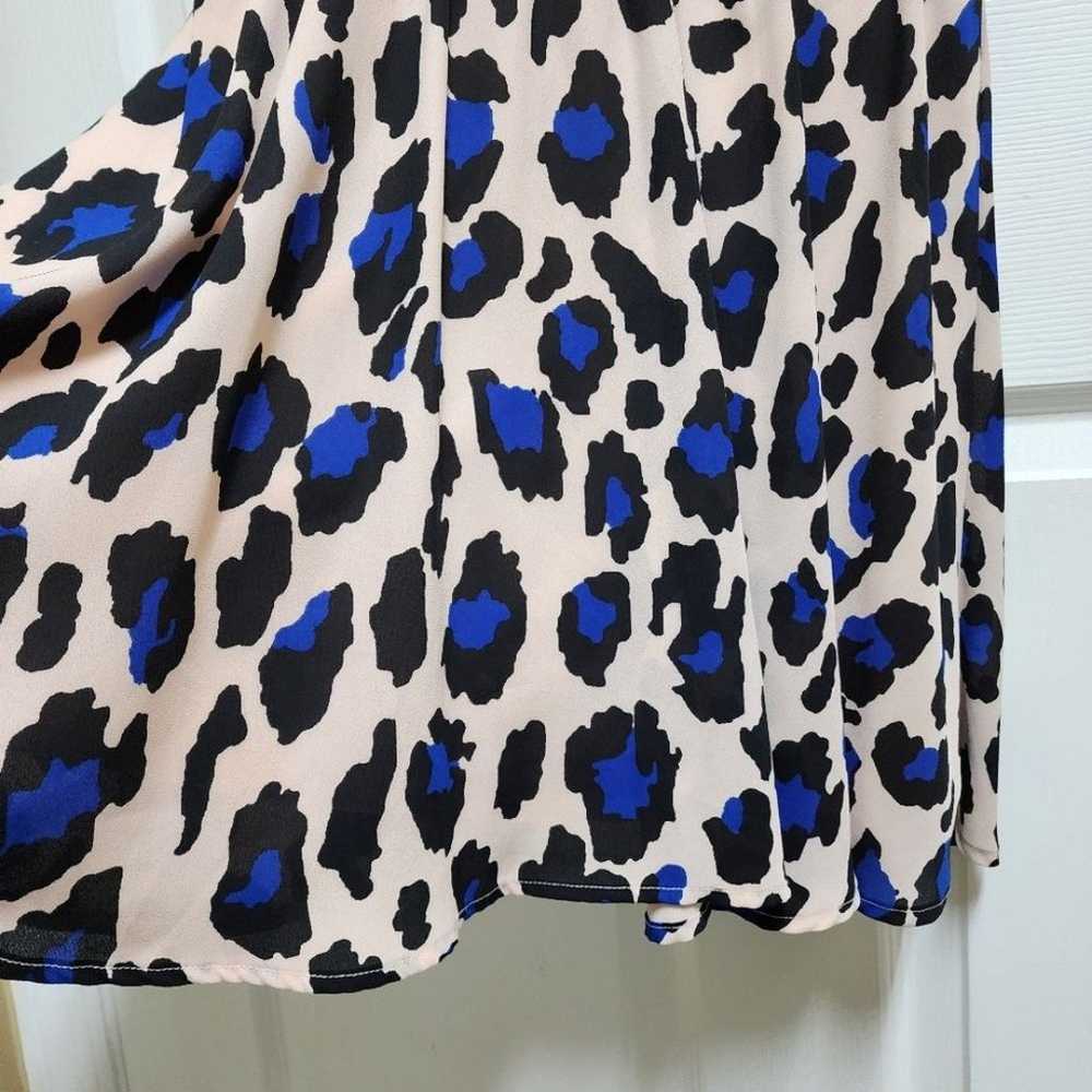 Gianni Bini GB Dress 9 Junior Black Pink Blue Leo… - image 5