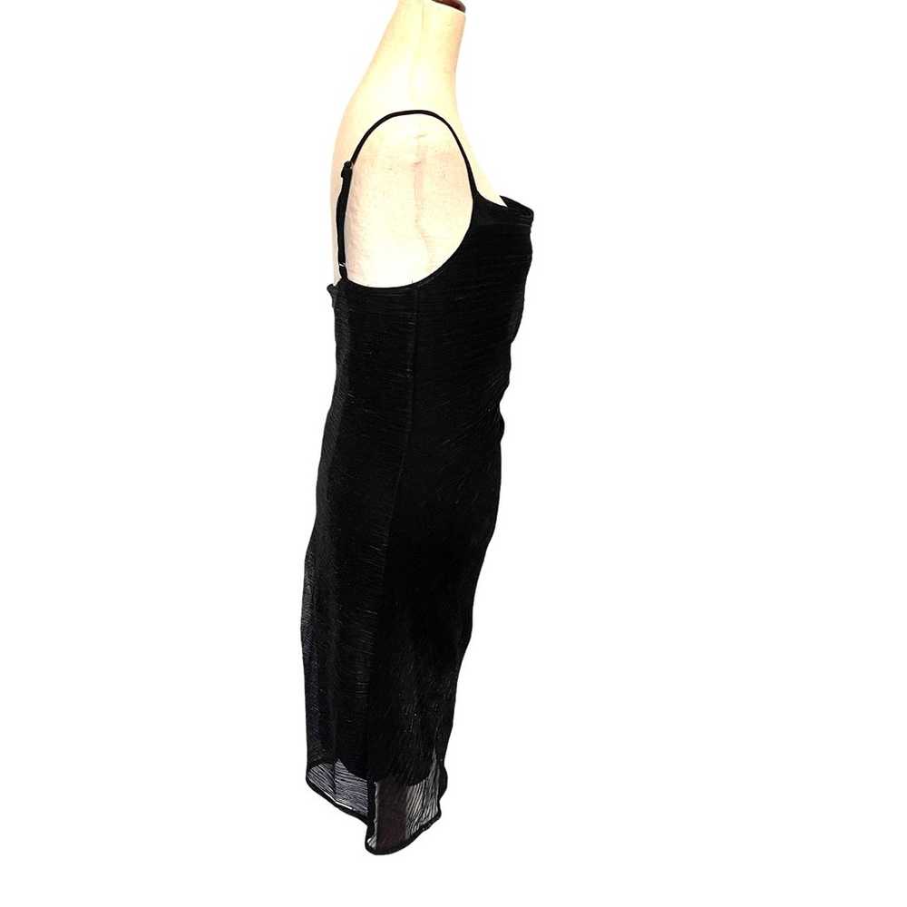 Vintage ONYX NITE Y2k Slip Dress Sz 10 Metallic S… - image 3