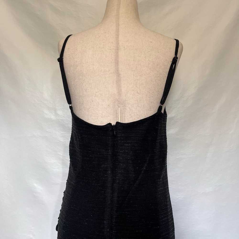 Vintage ONYX NITE Y2k Slip Dress Sz 10 Metallic S… - image 5