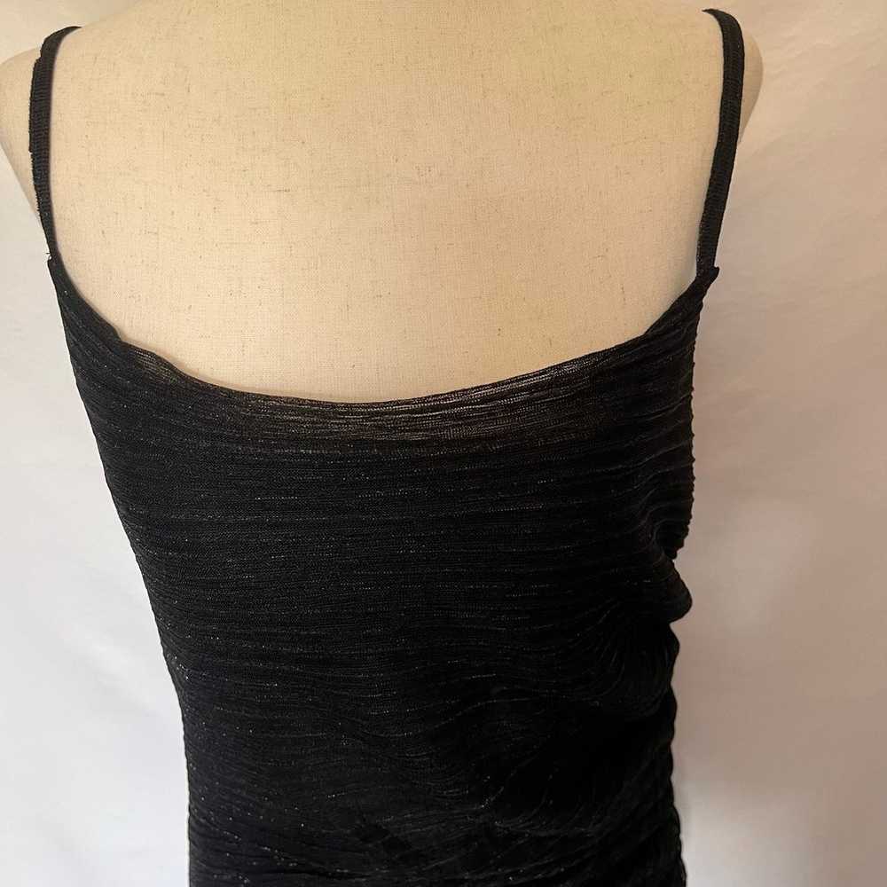 Vintage ONYX NITE Y2k Slip Dress Sz 10 Metallic S… - image 6