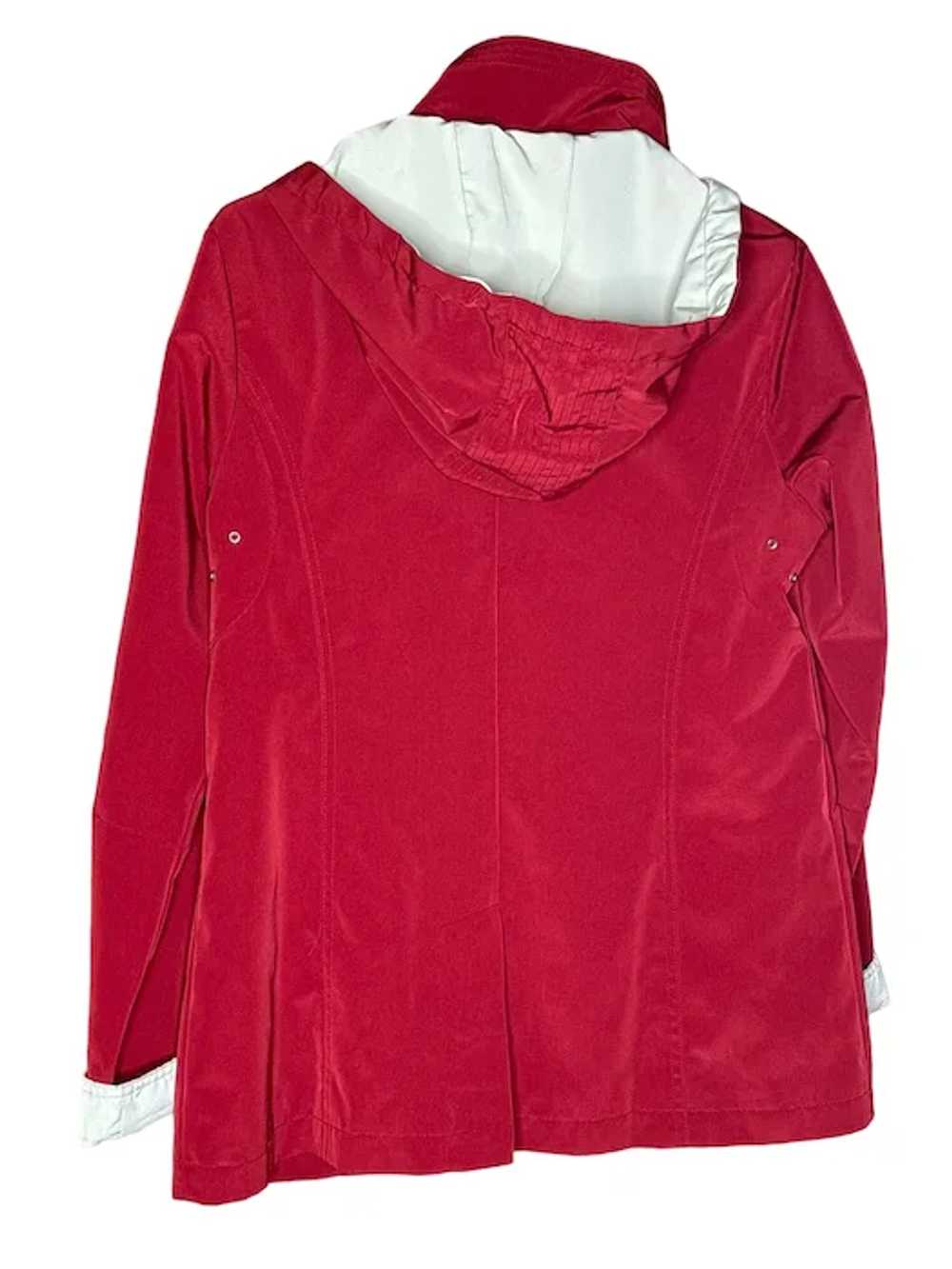 Vintage Red Womens Weather Tamer Rain Coat Jacket… - image 3