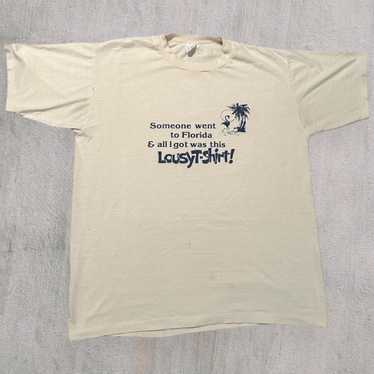 Sportswear 80s Florida tourist tee - image 1