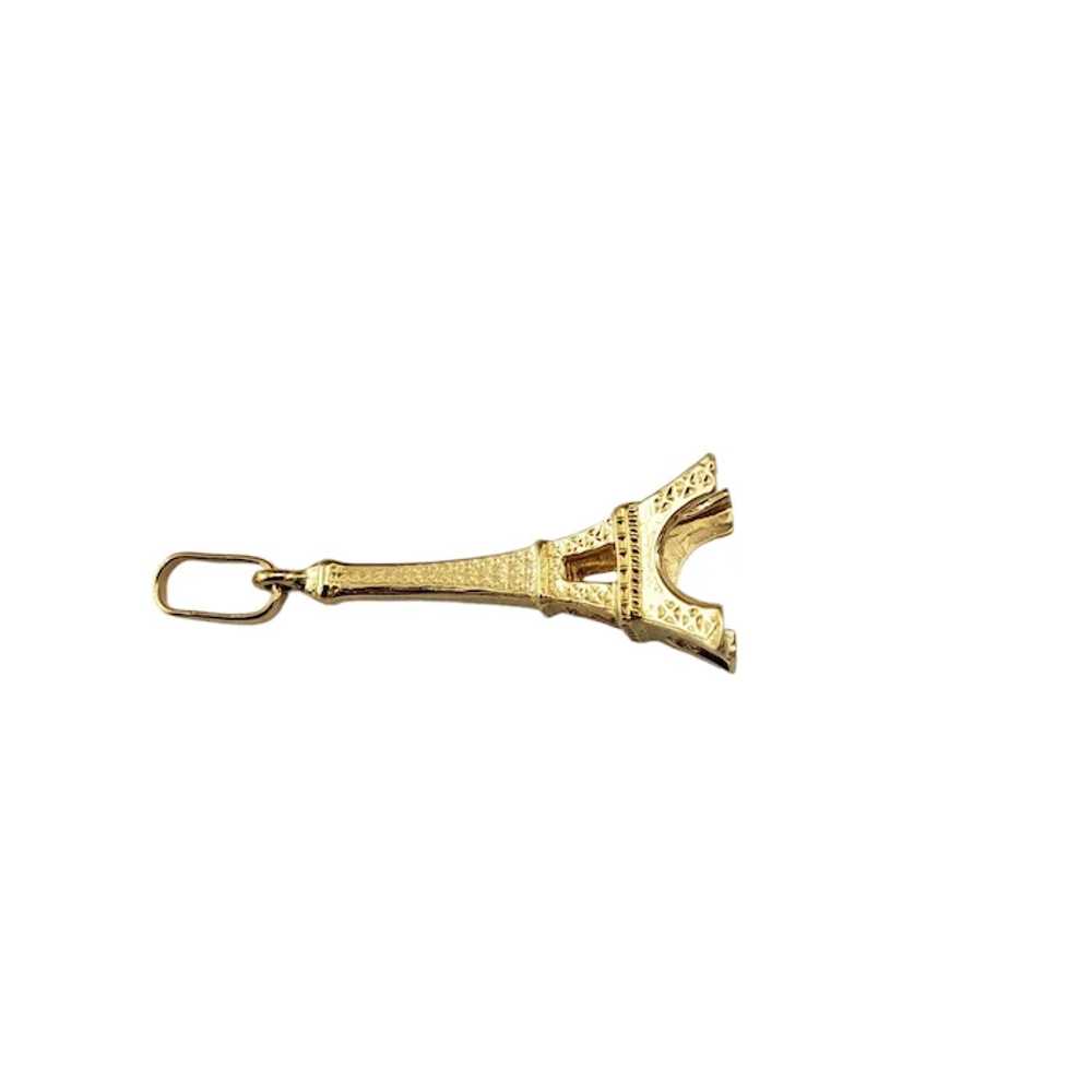 18 Karat Yellow Gold Eiffel Tower Charm Pendant #… - image 2