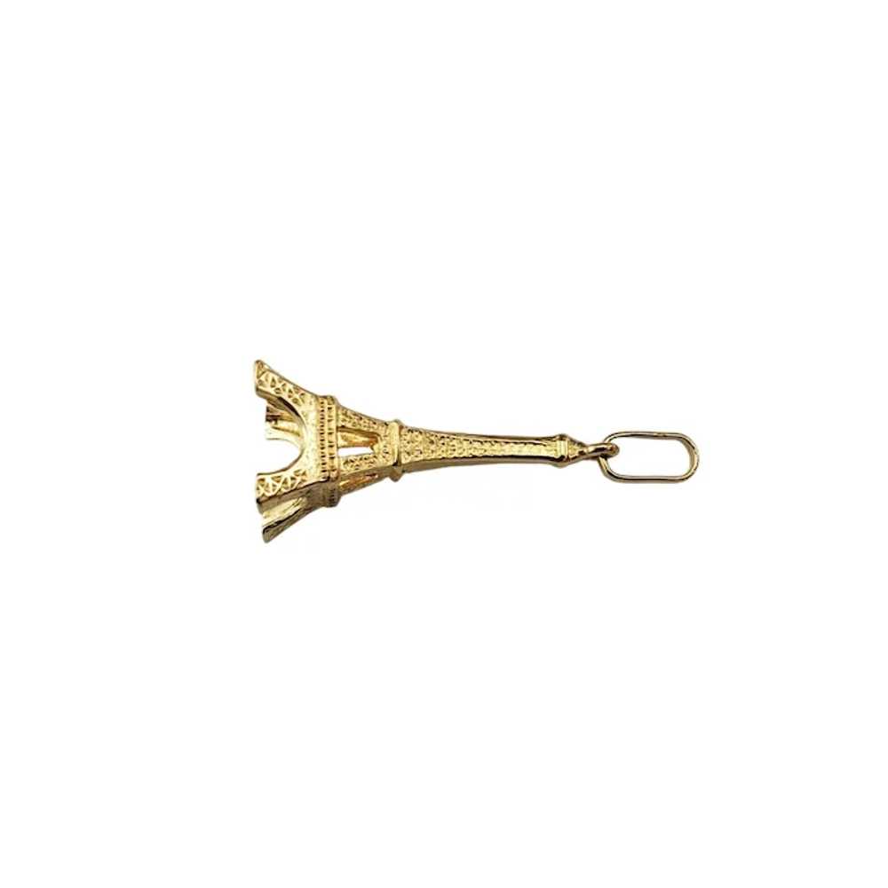 18 Karat Yellow Gold Eiffel Tower Charm Pendant #… - image 3