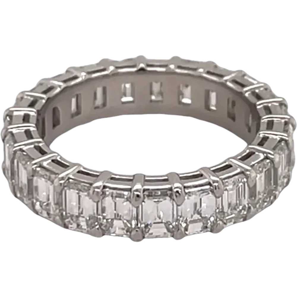 Platinum Diamond Eternity Band - image 1