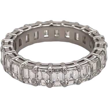 Platinum Diamond Eternity Band - image 1