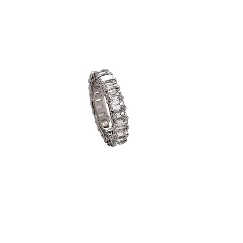 Platinum Diamond Eternity Band - image 2