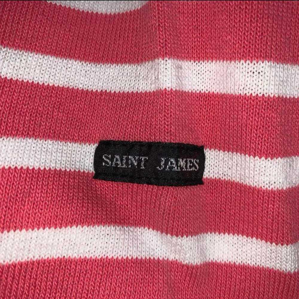 【SAINT JAMES】Pink Stripe T-Shirt - image 3