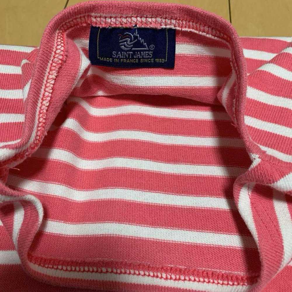 【SAINT JAMES】Pink Stripe T-Shirt - image 7