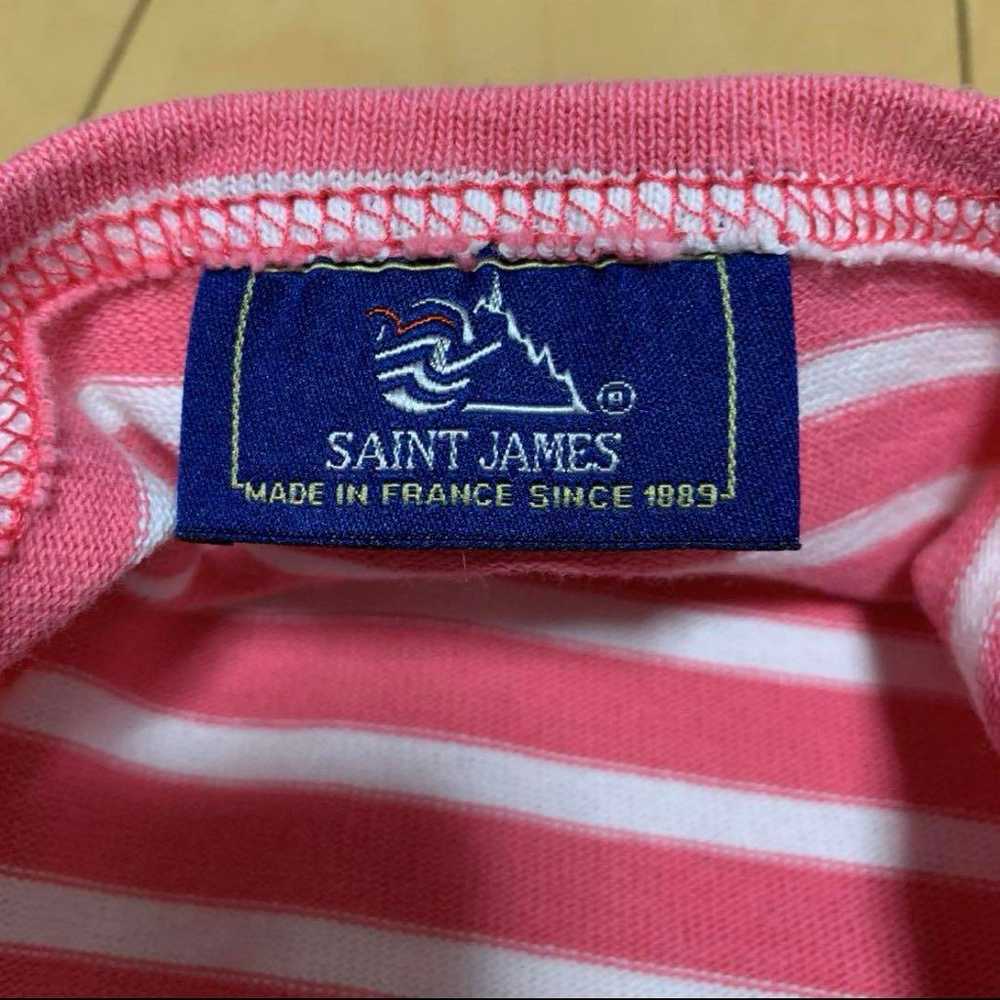 【SAINT JAMES】Pink Stripe T-Shirt - image 8