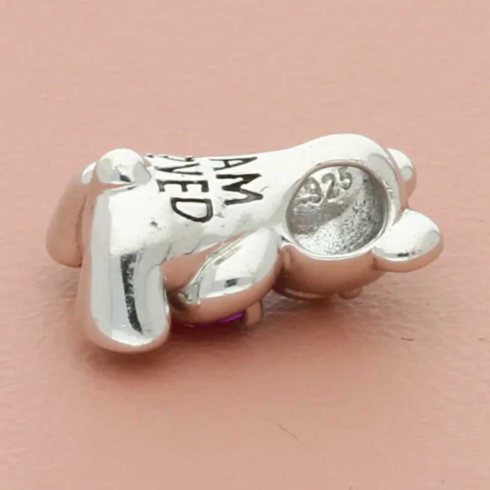 Helzberg Diamonds Sterling Silver I Am Loved Pink… - image 3