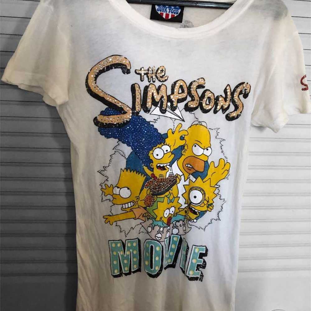 The Simpsons Movie T-shirt Short-Sleeve M Size Si… - image 1