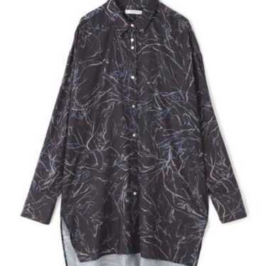 Rose Bud Print Long Shirt - image 1