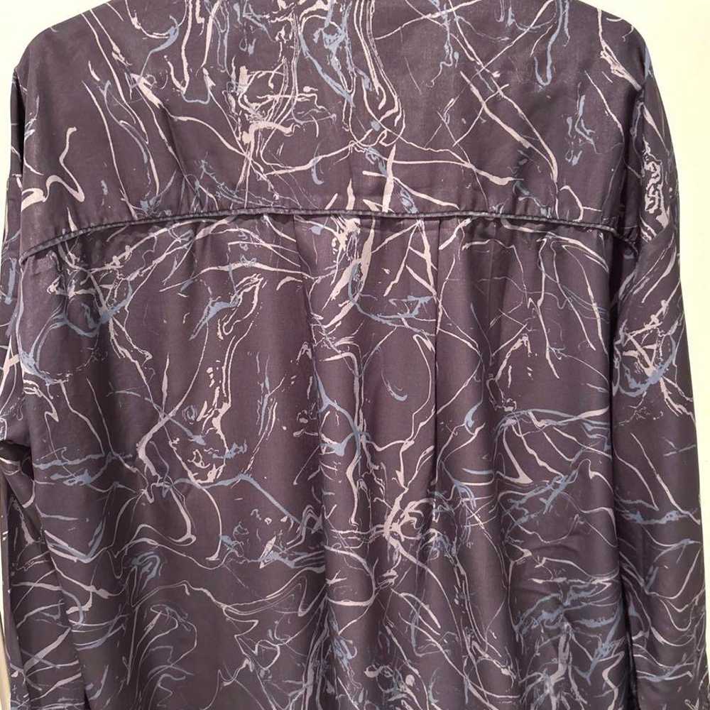 Rose Bud Print Long Shirt - image 4