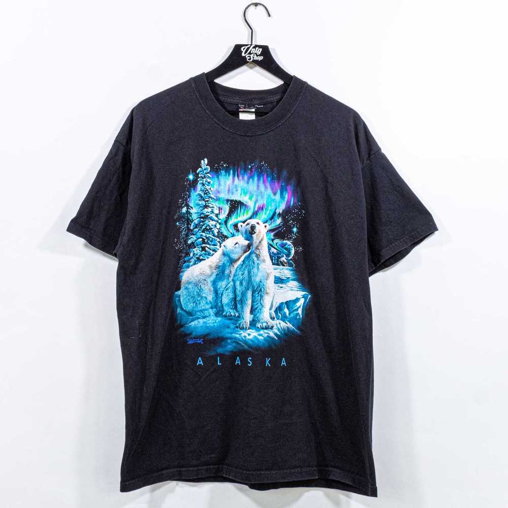 Animal Tee × Art × Vintage Alaska Polar Bears Nor… - image 1