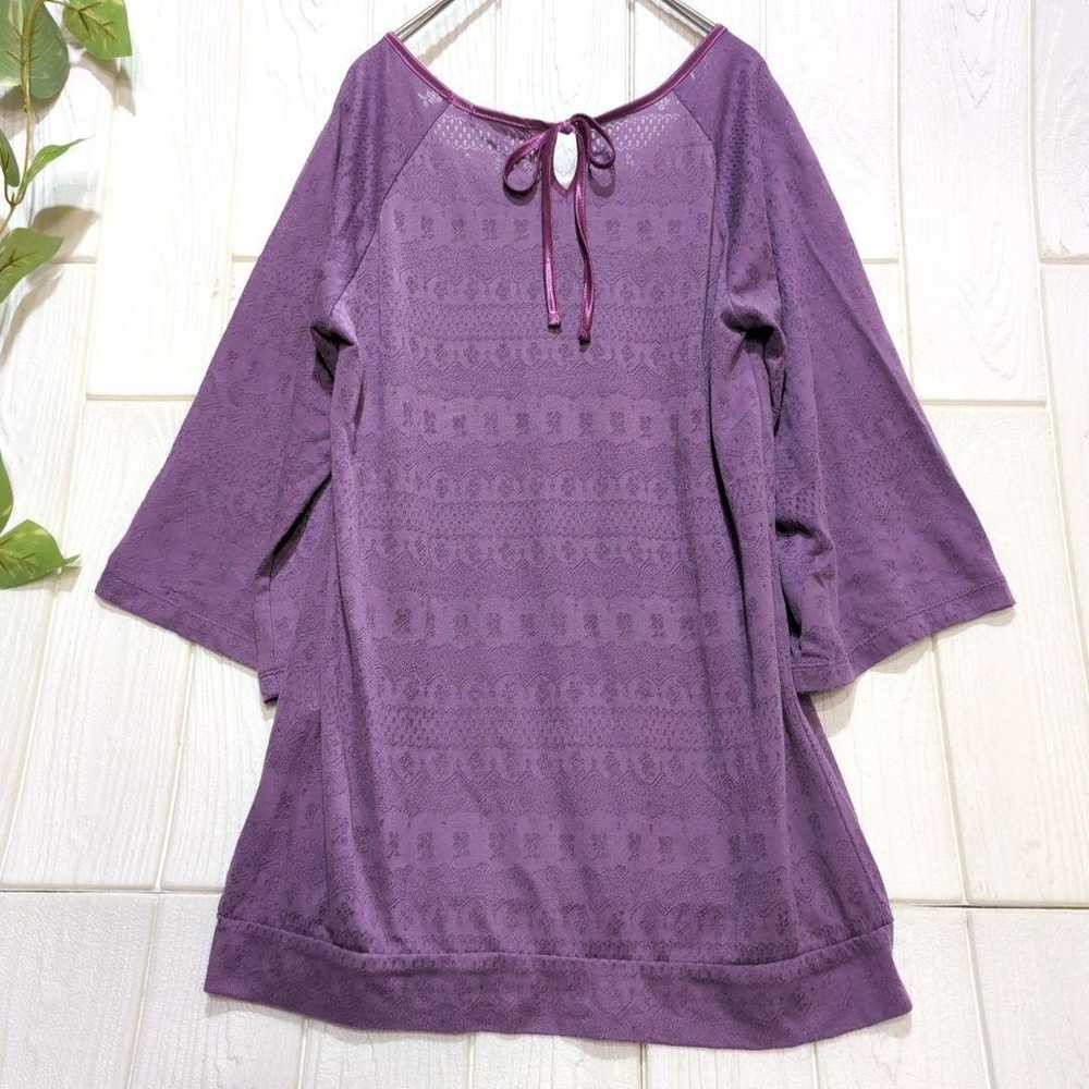 Excellent Condition ✨ Hash Ash Tunic Purple Size … - image 2