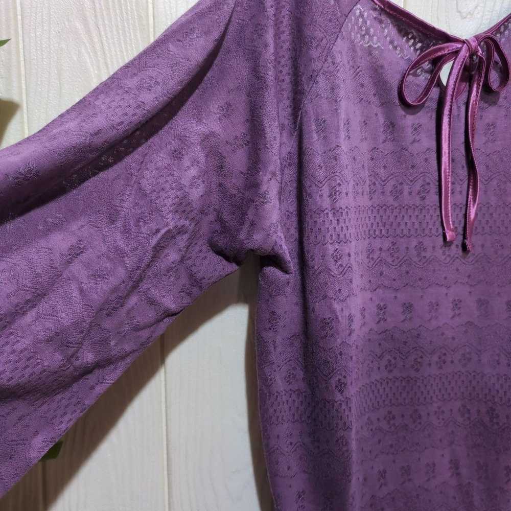 Excellent Condition ✨ Hash Ash Tunic Purple Size … - image 9