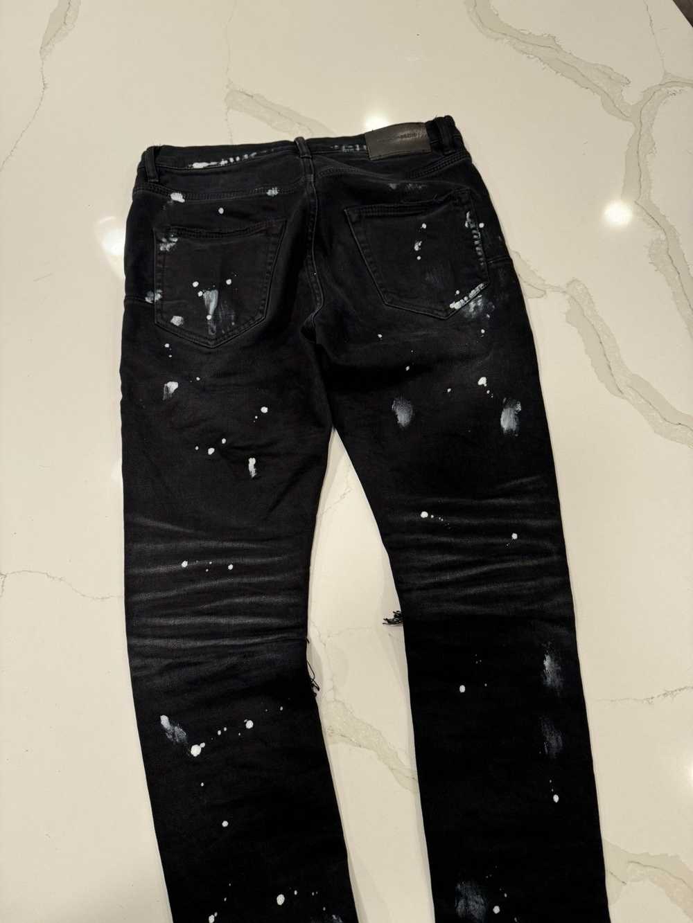 Purple Brand Purple Brand paint splatter jeans - image 3