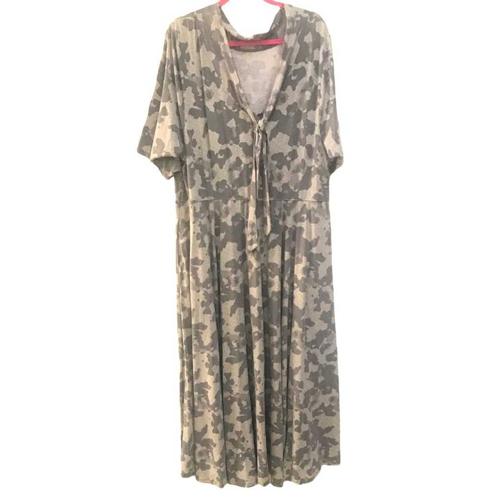 Wayward Fancies eShakti Custom Grey Camo Maxi Dre… - image 2